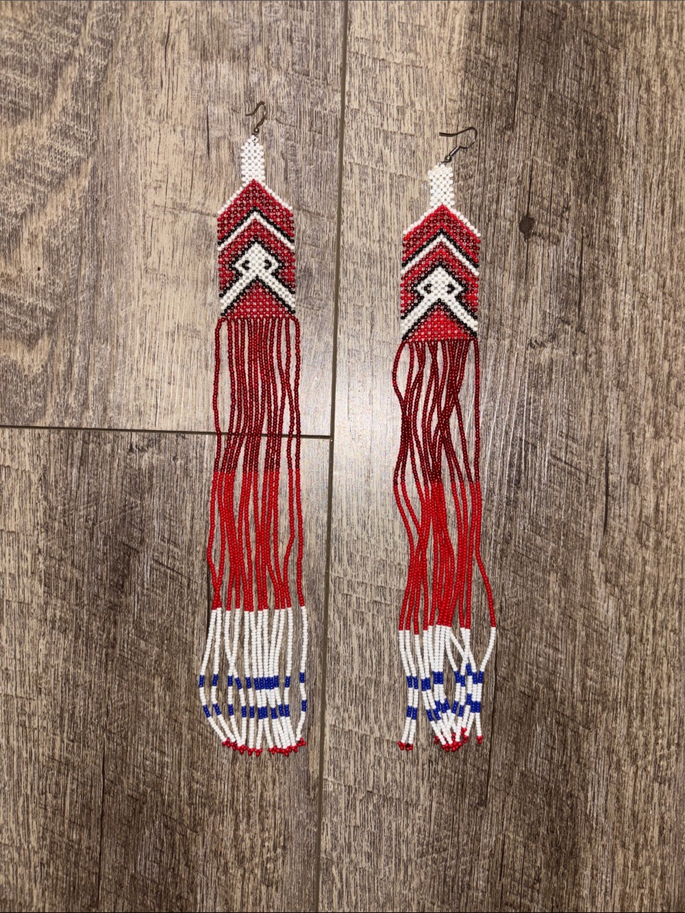 Farm Rio Yawanawa Hand Beaded Earrings NWT